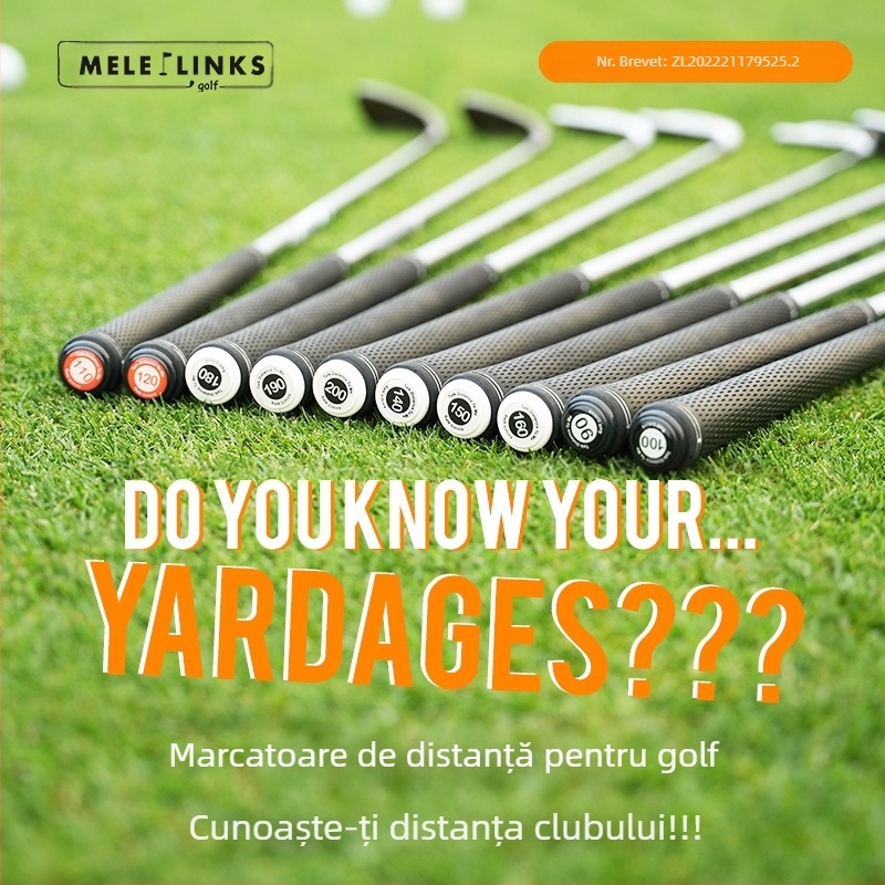 Marcator de distanță pentru golf – Accesoriu de antrenament pentru crose de golf