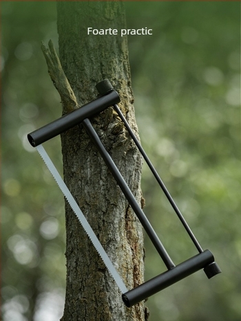 Ferăstrău manual multifuncțional pentru exterior, instrument portabil pentru camping și grătar, lamă de ferăstrău pliabilă rapidă, ferăstrău manual Wild Wood