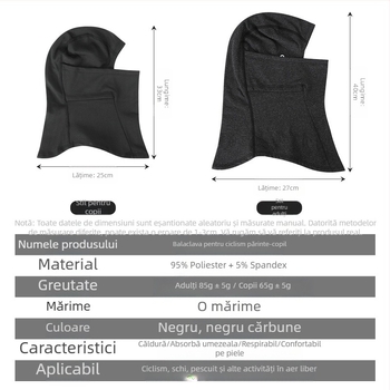 Ruidong Transfrontalieră Cald Echitație Headgear Motocicletă Fleece Cap Full Face Windproof Frig Rezistență Mască În aer liber Face-protecție Eșarfă