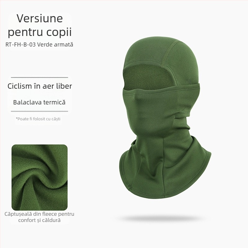 Ruidong Transfrontalieră Cald Echitație Headgear Motocicletă Fleece Cap Full Face Windproof Frig Rezistență Mască În aer liber Face-protecție Eșarfă