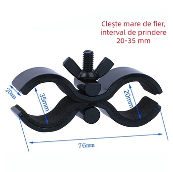 Producători transfrontalieri, clemă metalică multifuncțională, lanternă, cameră cu laser, dispozitiv de ochire, clemă de fixare a slotului pentru card