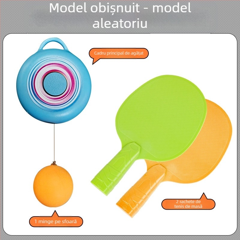 Antrenor de tenis de masă suspendat pentru copii, sistem de senzori de antrenament părinte-copil pentru interior, artefact plutitor, corectarea vederii, coordonarea mână-ochi