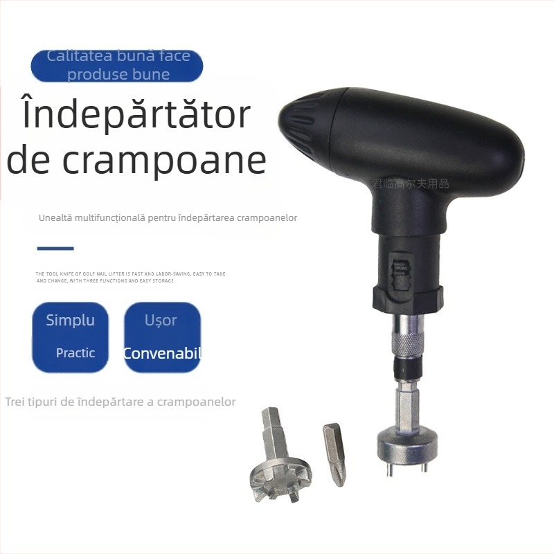 Schimbător de unghii multifuncțional de golf, schimbător de unghii, schimbător de unghii, șurub Phillips, cuțit rotativ, demontare, șurubelniță cu cheie