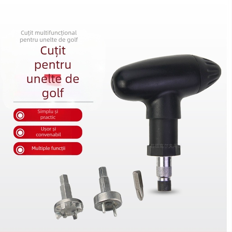 Schimbător de unghii multifuncțional de golf, schimbător de unghii, schimbător de unghii, șurub Phillips, cuțit rotativ, demontare, șurubelniță cu cheie