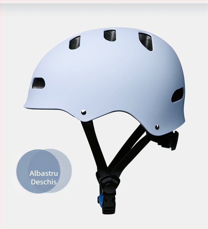 Cască pentru copii, skateboard cu role, Plum Blossom, cască pentru biciclete pentru băieți și fete, cască reglabilă pentru cap și coadă, certificată