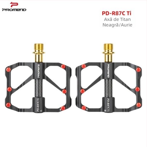 Pedale de bicicletă PROMEND cu ax de titan și tub de carbon, 86T, pentru bicicletă de munte, 3 pedale Peilin, pentru bicicletă de șosea