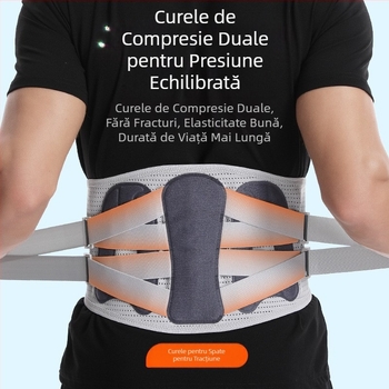 Centură de talie pentru sport, protecție la presiune caldă, placă de oțel de grad medical, disc lombar, sedentar, fix, pentru coloana lombară, fitness, alergare