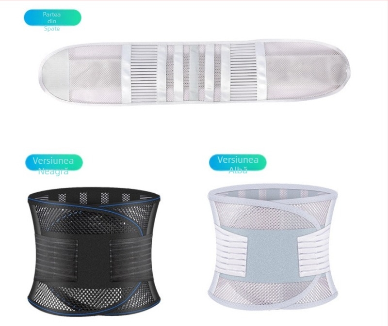 Centură de talie pentru sport, protecție la presiune caldă, placă de oțel de grad medical, disc lombar, sedentar, fix, pentru coloana lombară, fitness, alergare