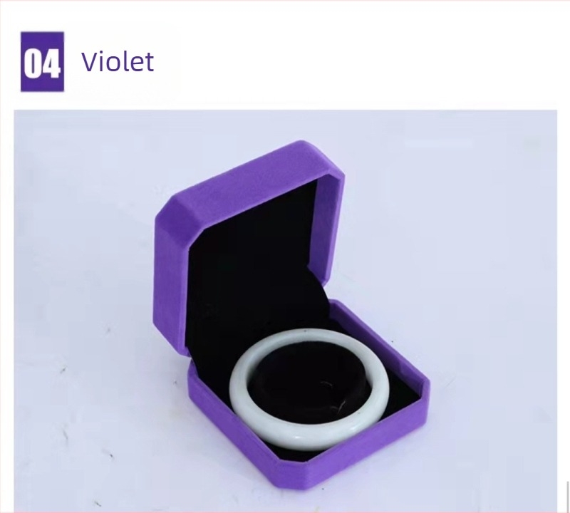 Cutie de bijuterii din catifea, cutie nouă de ambalare pentru brățări, cutie de afișare din catifea, cutie de ambalare pentru brățări, cutie octogonală din catifea, cutie pentru brățări