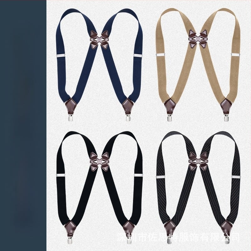 Rochie de mireasă pentru bărbați cu curea laterală, curea elastică înaltă pentru persoane dolofane, stil european distinctiv, curea casual retro, 8