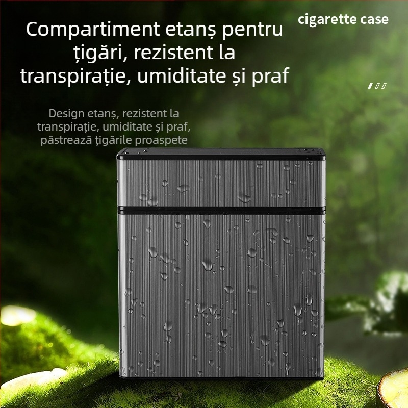 Toc de țigară personalizat creativ, rezistent la umiditate, sigilat, portabil, capacitate mare, pachet de 40, toc de țigară special grosier