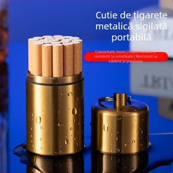 YF815 inel de agățare portabil metalic rezistent la umiditate cutie de țigară sigilată cutie de țigară fabrică transfrontalieră cutie de ceai en-gros