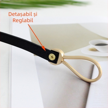 Curea cu cataramă la modă pentru femei în stil coreean cu nod, accesoriu pentru pulover, curea decorativă subțire pentru talie pentru femei