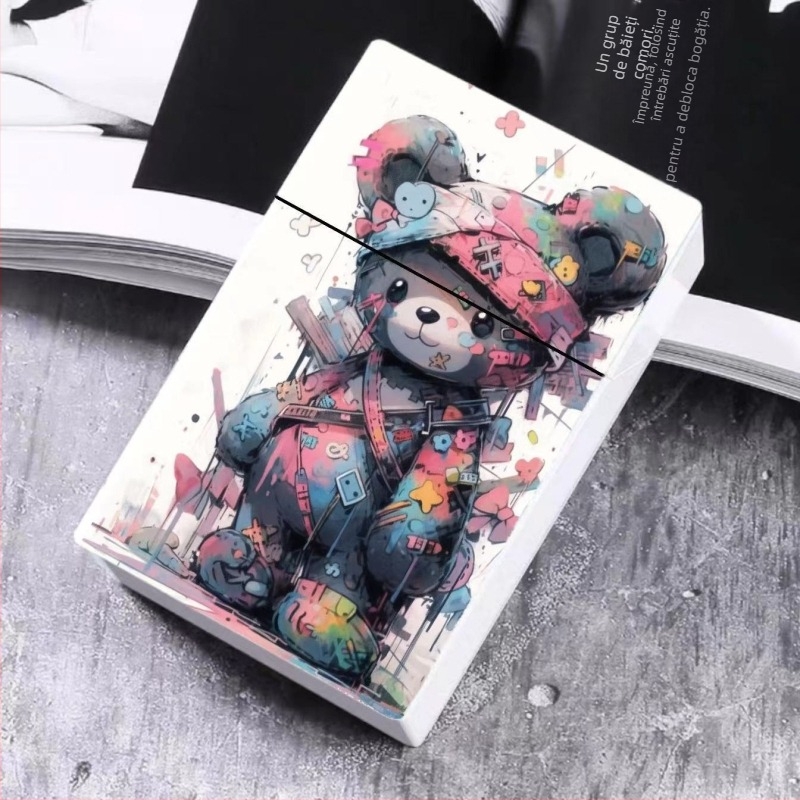 2024 Comerț exterior nou toc de țigară pictat plastic toc de țigară pentru bărbați fluture pisică drăguț femei toc de țigară cutie de depozitare pentru carduri