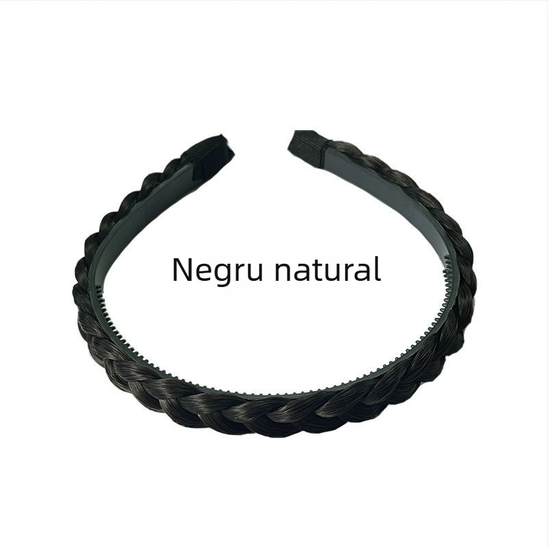 Perucă împletită cu os de pește, cerc de păr pentru femei, disc cranian superior ridicat, artefact de păr, celebritate de internet, lucrat manual, răsucire, cerc de păr integrat