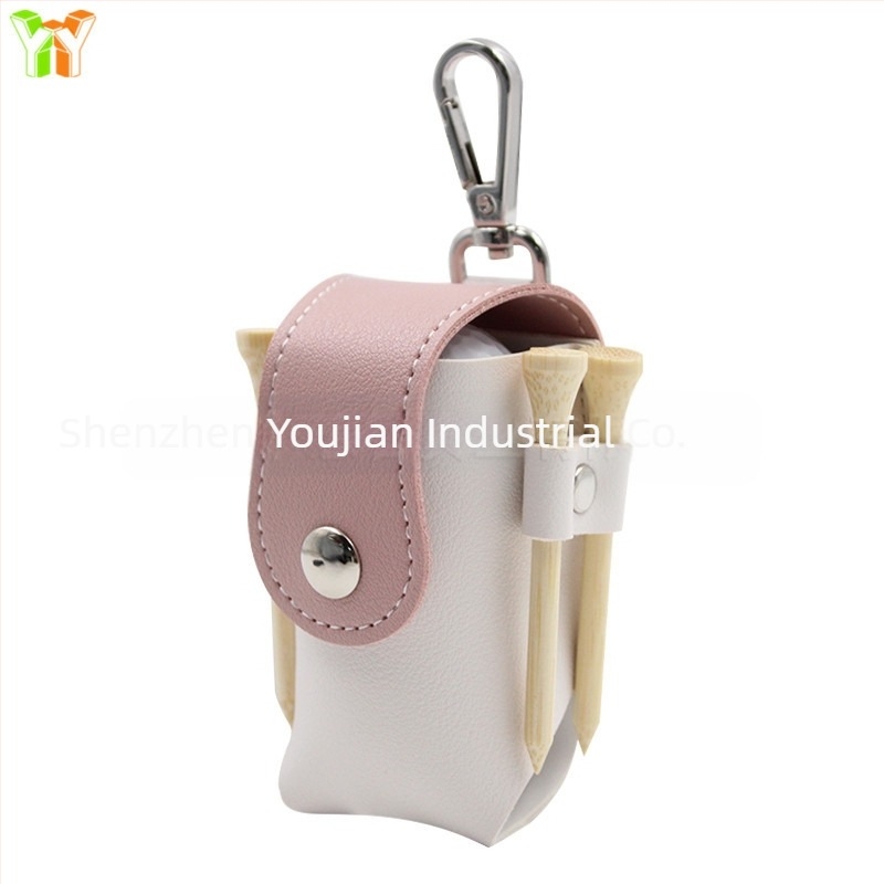 Saci de golf japonezi și coreeni cu blocuri de culoare, genți cosmetice pentru mingi de golf, crampoane cu 2 mingi, brelocuri, genți sport pentru talie