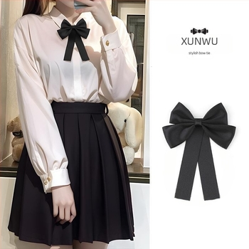 Costum de lucru academic JK pentru femei, costum de papion, costum de navigație, fără lovituri, all-match, haine de lucru, guler, accesorii cu papion