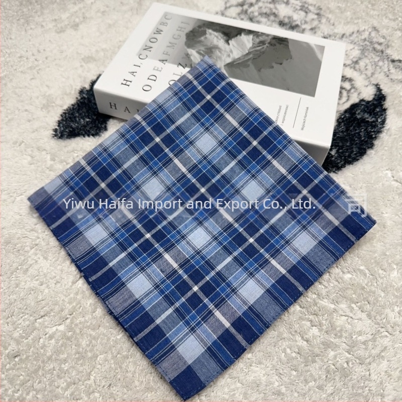 Costum clasic de culori mixte, în carouri, cu dungi, din bumbac, batistă, prosop de transpirație, costum, prosop de buzunar, en-gros