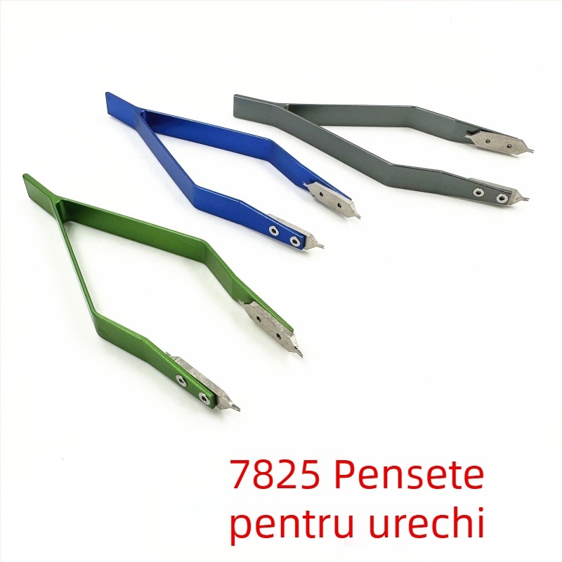 Instrumente de reparare a ceasurilor, Clește pentru clești 7825 pentru îndepărtarea cleștilor, Cheie pentru clești, Clește pentru îndepărtarea cleștilor în formă de V, Instrument de îndepărtare a curelei în formă de Y
