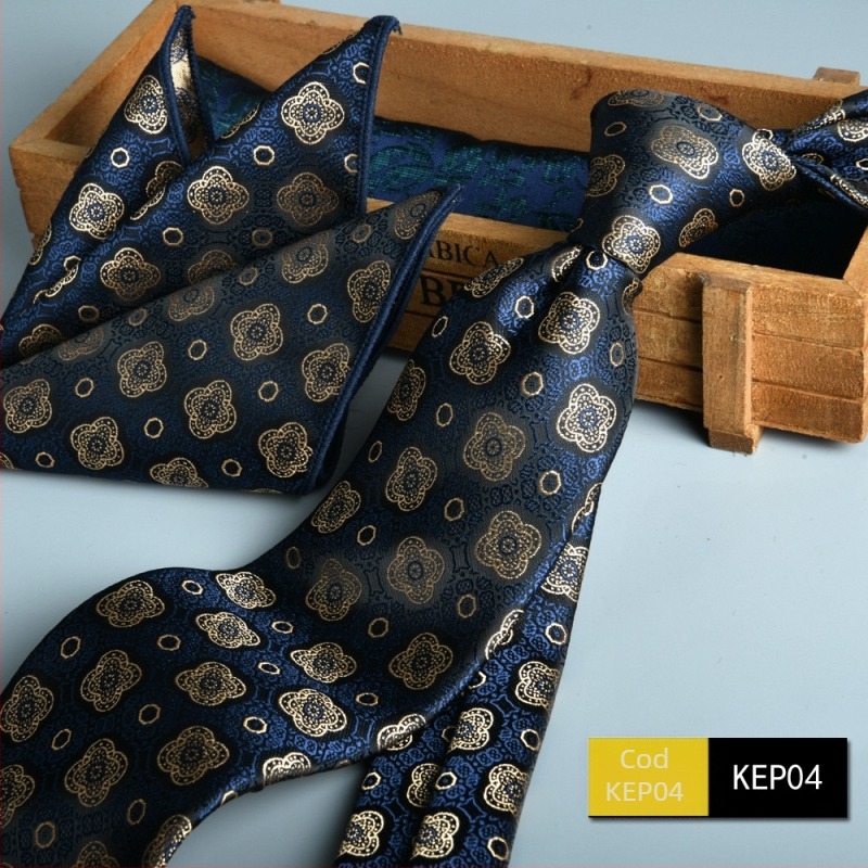 Costum bărbătesc formal, cravată business, două piese, model floral, 7,5 cm, țesut manual, nou, în stoc, jacquard, Shengzhou