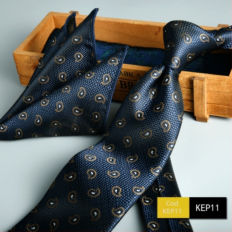 Costum bărbătesc formal, cravată business, două piese, model floral, 7,5 cm, țesut manual, nou, în stoc, jacquard, Shengzhou