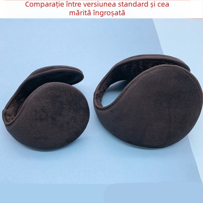 Căști pentru urechi pentru bărbați 2021, mărite și îngroșate, căști calde de iarnă, căști pentru sporturi în aer liber, căști de pluș de iarnă