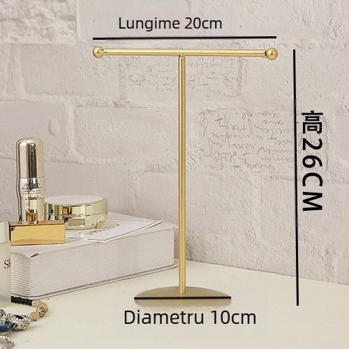 Fier forjat masă colier brățară cercei bijuterii cheie bijuterii rack fată masă de toaletă afișaj rack depozitare rack ornamente