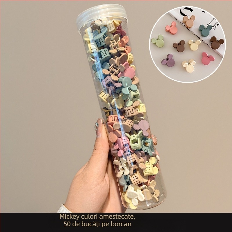 Colorat simplu conserve mici agrafe de păr femeii față franjuri clip printesa cap rupt păr clip drăguț agrafe de păr coafură