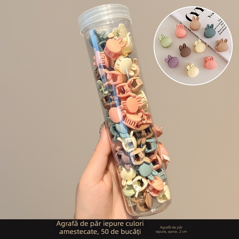 Colorat simplu conserve mici agrafe de păr femeii față franjuri clip printesa cap rupt păr clip drăguț agrafe de păr coafură