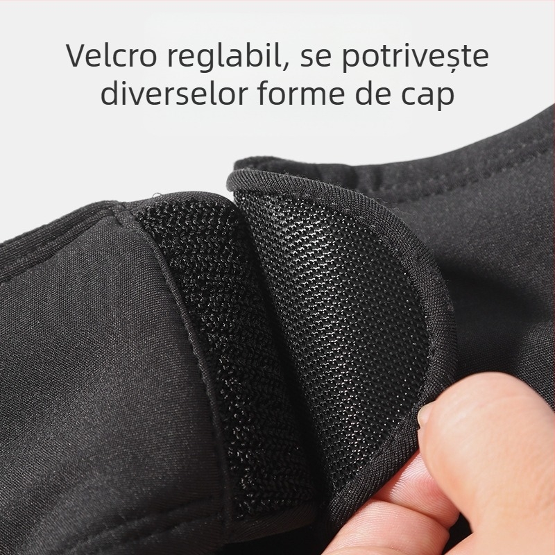 Căști de protecție pentru urechi calde și izolate fonic de iarnă, reglabile, cu velcro, căptușite cu fleece, pentru schi, sporturi, protecție pentru urechi, în aer liber, pentru călărie, pentru bărbați și femei, bandă de păr