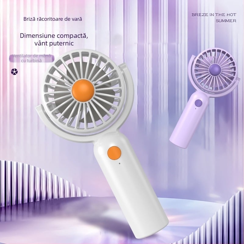 Ventilator portabil de birou reîncărcabil prin USB, nou, pentru exterior, cadou pentru studenți, selecție Amazon TEMU din fabrică