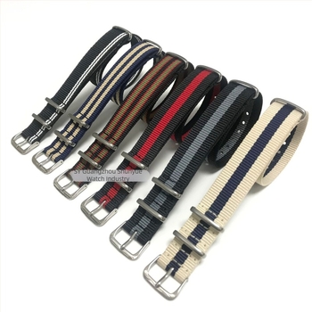 Ceas universal cu trei inele din material nailon, cu o varietate de culori, mărimi multiple, stil casual la modă, pentru băieți și fete.