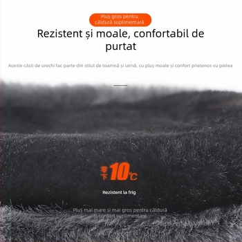 Nou îngroșat plus cald căști de iarnă pentru bărbați protecție ureche încălzitor pentru studenți rezistență la frig căști purtate pe spate transfrontaliere