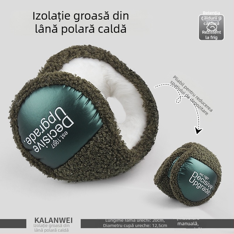 Protecții pentru urechi din pluș pentru femei, iarnă, pentru ciclism, calde