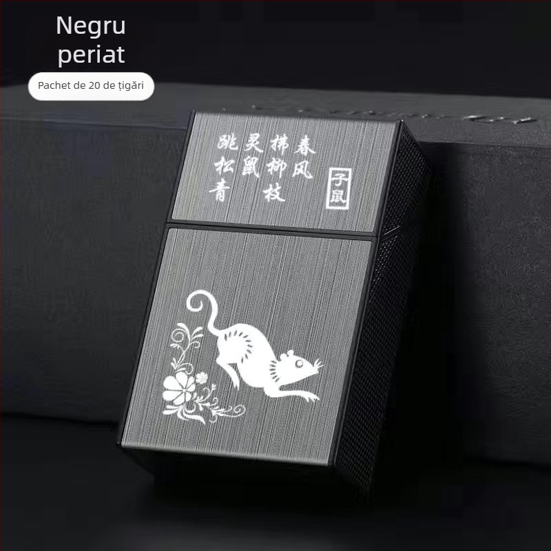 20 pachete de huse de țigări din plastic, cutie moale și rigidă, universală, portabilă, rezistentă la umiditate, husă de țigări cu clips, husă de țigări cu compresie, țigară