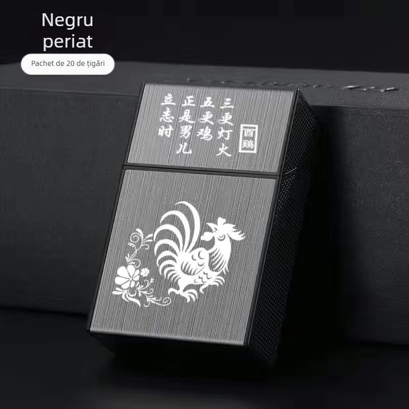 20 pachete de huse de țigări din plastic, cutie moale și rigidă, universală, portabilă, rezistentă la umiditate, husă de țigări cu clips, husă de țigări cu compresie, țigară