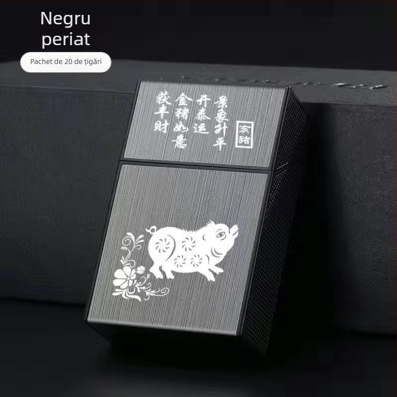 20 pachete de huse de țigări din plastic, cutie moale și rigidă, universală, portabilă, rezistentă la umiditate, husă de țigări cu clips, husă de țigări cu compresie, țigară