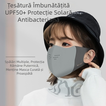 Shu Meijia Toamna și Iarna Gri Cald Mască Burete Rezistent la Praf Respirabil Protecție Ochi Rezistent la UV 3D Lavabil
