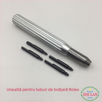 Instrument de reparare a ceasurilor, bară de ceas, tub deschis, bară de oțel albă, tub deschis, muncă S, bară de ceas, tub, instrument de reparare a ceasurilor