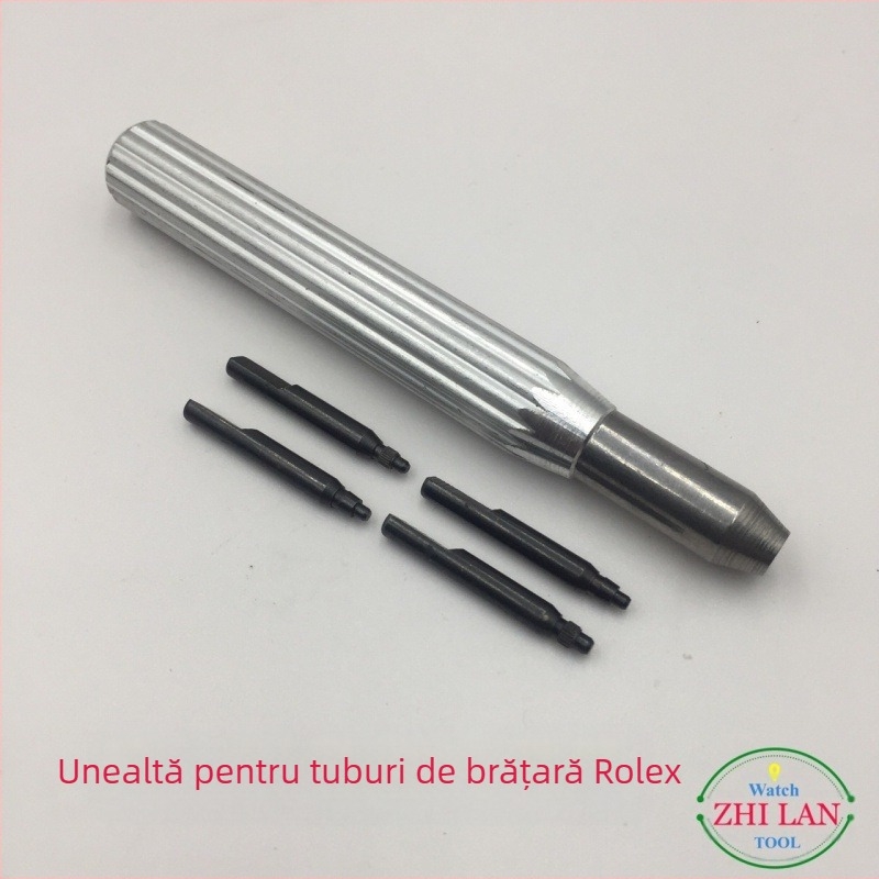 Instrument de reparare a ceasurilor, bară de ceas, tub deschis, bară de oțel albă, tub deschis, muncă S, bară de ceas, tub, instrument de reparare a ceasurilor