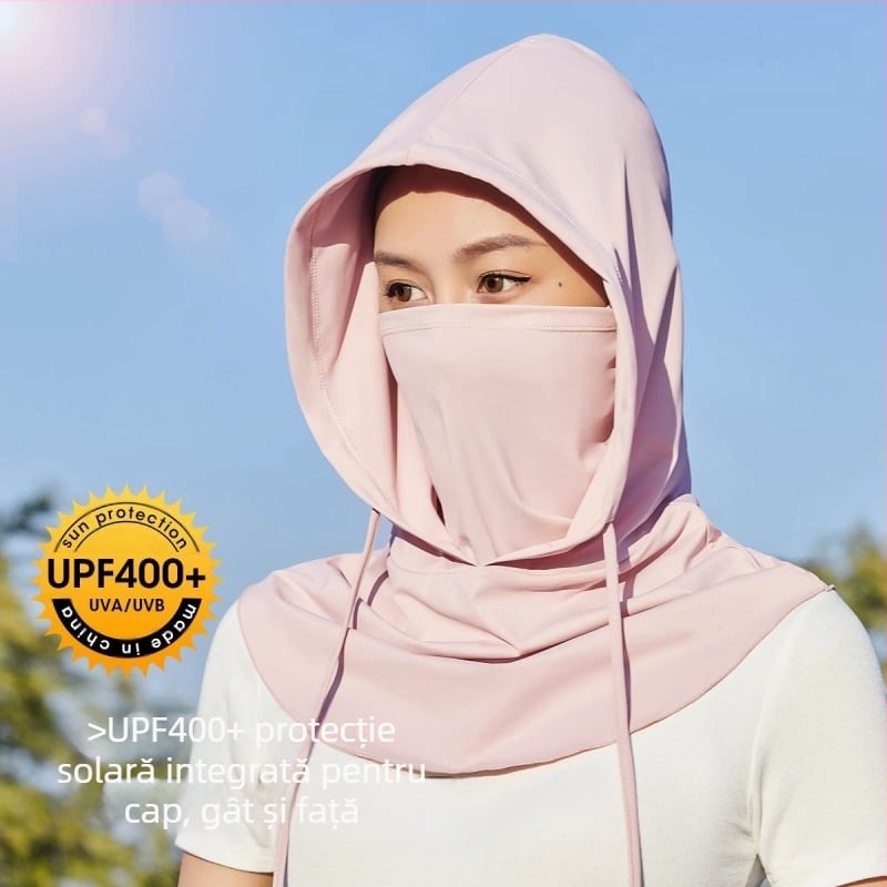 Protecție solară Ice Silk Hood New Outdoor Cycling Sunshawl Jacket Shawl Full Face Neck Protection Three-In-One Sun Protection Mask