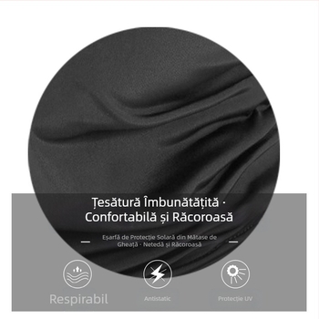 Guler de protecție solară multifuncțional de vară, echipament sportiv în aer liber, bicicletă, motocicletă, eșarfă de mătase de gheață, mască de echitație