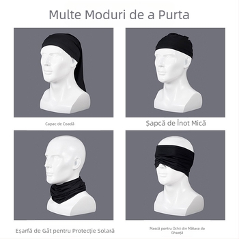 Guler de protecție solară multifuncțional de vară, echipament sportiv în aer liber, bicicletă, motocicletă, eșarfă de mătase de gheață, mască de echitație