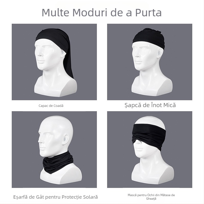Guler de protecție solară multifuncțional de vară, echipament sportiv în aer liber, bicicletă, motocicletă, eșarfă de mătase de gheață, mască de echitație