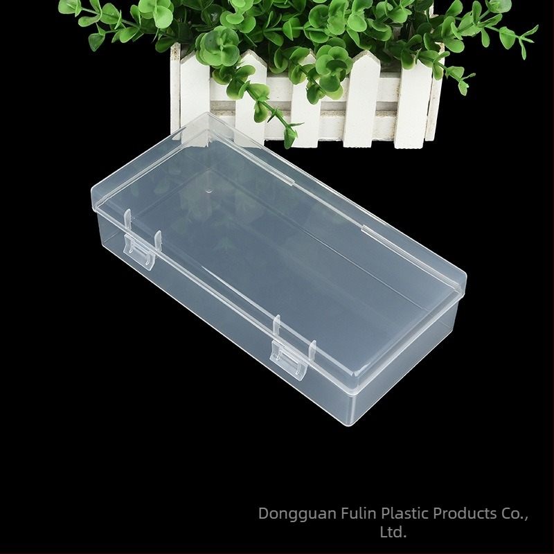 Cutie dreptunghiulară transparentă din plastic 185x 90x 45 cutie mică de depozitare pentru bijuterii, cutie pentru piese mici, accesorii și scule, cutie PP