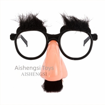 Ochelari de barbă pentru copii și adulți, ochelari amuzanți de Halloween, Ziua Păcălelilor, recuzită de performanță pentru bal de absolvire