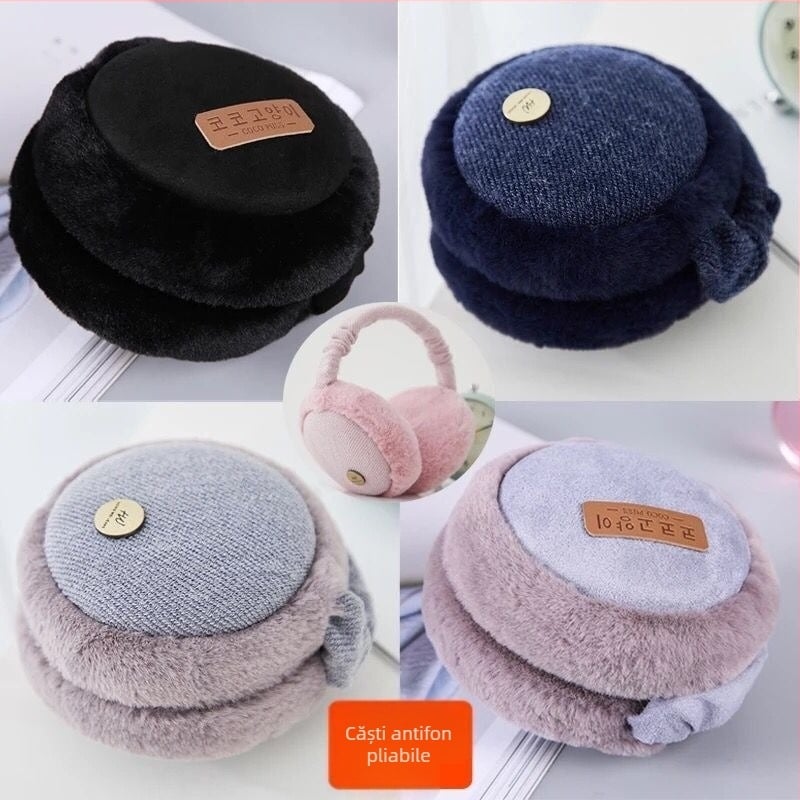 Iarna caldă ureche Movers femei Hamburg ureche sac stil coreean ureche capac plus ureche capac pliabil izolare fonică ureche cald ureche capac pentru bărbați