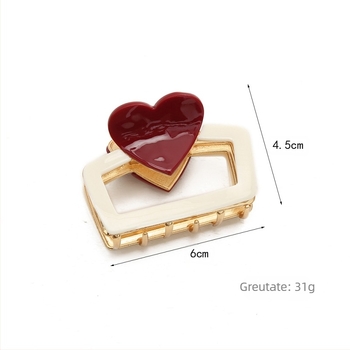 Clip nou rafinat de 6 cm cu design de rechin, pentru reducerea vârstei, Joker, confortabil, cu jumătate de păr, accesorii de păr în stoc