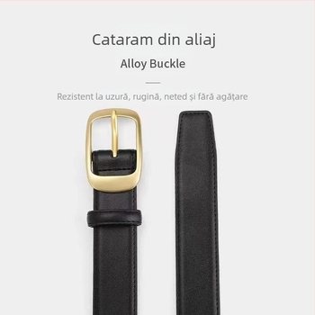 Curea nouă pentru femei, cu cataramă simplă, populară la modă, curea decorativă versatilă pentru blugi, en-gros la fața locului, la modă, de internet, celebrități
