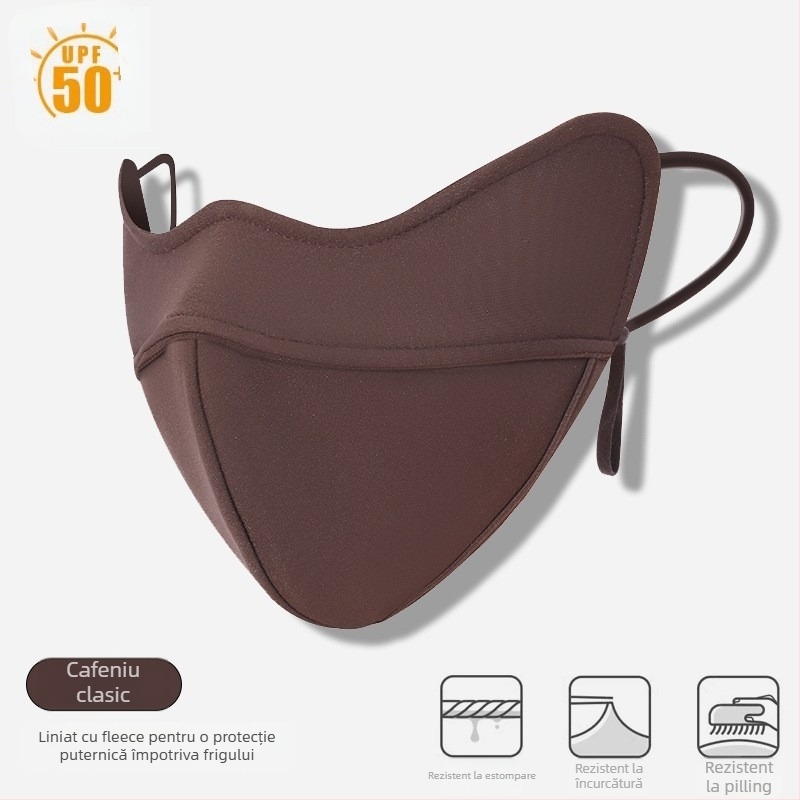 Mască de călărie 3D tridimensională, rezistentă la vânt, rezistentă la frig, pentru femei, iarna, pentru cartilaj, caldă, lavabilă, rezistentă la frig, pentru colțurile ochilor